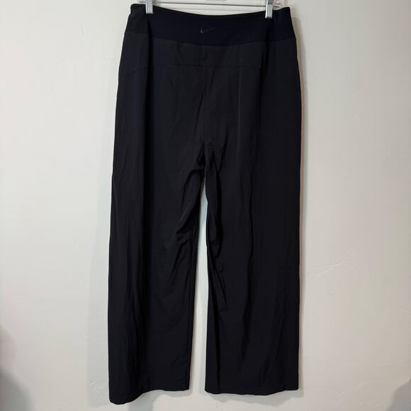 Nike Women's Bliss Wide Leg Pants Training Workout Casual Dri Fit Black Large - Picture 3 of 9